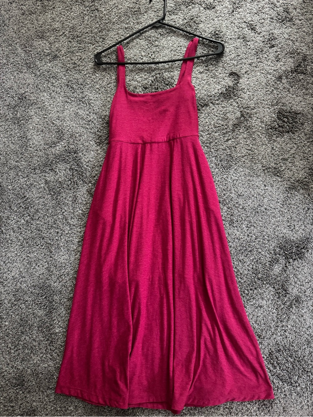 Beyond Yoga Fuchsia Sleeveless Maxi Dress